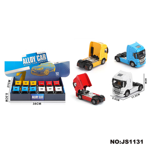 Unidad de tractor de aleación de zinc fundido a presión a <span class=keywords><strong>escala</strong></span> 1:32 para camión articulado de vehículos del mercado latinoamericano con ruedas delanteras de 4 o 6 ruedas - Product Image 4
