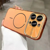 Coques de téléphone antichoc avec chargement magnétique sans fil et protection d'objectif laser à grande fenêtre pour iPhone 17 Air, 16, 15, 14, 13, 12 Pro Max