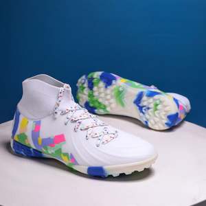 OEM Hombres de tobillo alto Deportes <span class=keywords><strong>Turf</strong></span> Interior/Exterior Fútbol <span class=keywords><strong>Botas</strong></span> de fútbol Nueva malla Estilos baratos TPU <span class=keywords><strong>Suela</strong></span> Zapatos de entrenamiento para el invierno - Product Image 3