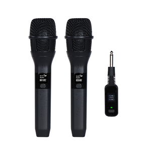 Micrófono Inalámbrico Profesional de Alta Calidad de Sonido, 1 a 2, para <span class=keywords><strong>Karaoke</strong></span>, Hogar, Exteriores, Transmisión <span class=keywords><strong>en</strong></span> Vivo, Universal - Product Image 1