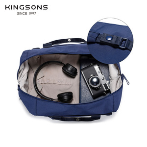 Kingsons Women's Fitness Duffel Bag Orange Red Water Resistant Sports Yoga Travel Backpack With Shoulder Strap - Product Image 2