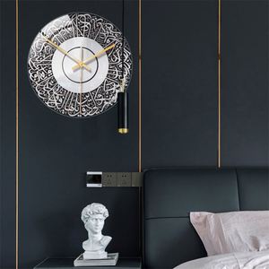 3D Acrylic Luxury Crystal Transparent Panel Wall <b>Clock</b> Living Room Dining Room Ramadan Decoration Simple Fashion Art Wall <b>Clock</b> - Product Image 1