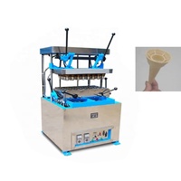 Machine à gaufres Machine à fabriquer des cornets de crème glacée Gaufrettes Biscuit Machine à fabriquer des cornets de glace