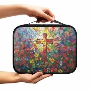 Tùy biến công suất lớn Kinh Thánh túi in theo yêu cầu Christian đức tin chéo Jesus mỹ phẩm <span class=keywords><strong>Tote</strong></span> Túi thích hợp cho du lịch hàng ngày - Product Image 3