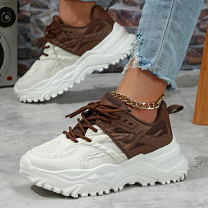 Nouvelles baskets femmes grosses chaussures Wedge sport plate-forme Tennis femme printemps automne chaussures à semelles épaisses 35-45 - Product Image 6