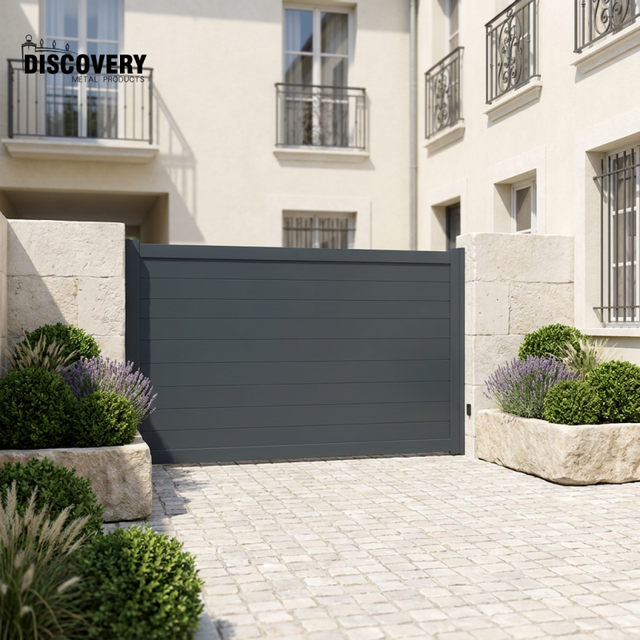 Modern Design Automatic Aluminum Sliding Gates for Villa & Industrial Outdoor Garden Entrance Driveway Eco Friendly Durable