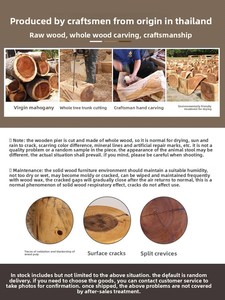 Z Thiết Kế Hiện Đại Rắn Gỗ Gốc Đứng Cây Gốc Cây Khắc Cuốn Sách Phân Trang Trí Cơ Sở Cho Phòng Khách Hoa & Gỗ Cọc Gốc - Product Image 4