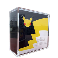 Boîte de protection en acrylique durable de 8 mm pour boîte PC ETB Pokémon Center Celebrations