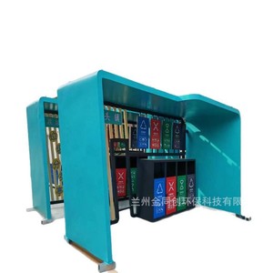 สถานีรวบรวมขยะกลางแจ้ง ถังคัดแยกขยะโลหะ สำหรับชุมชน - Product Image 4