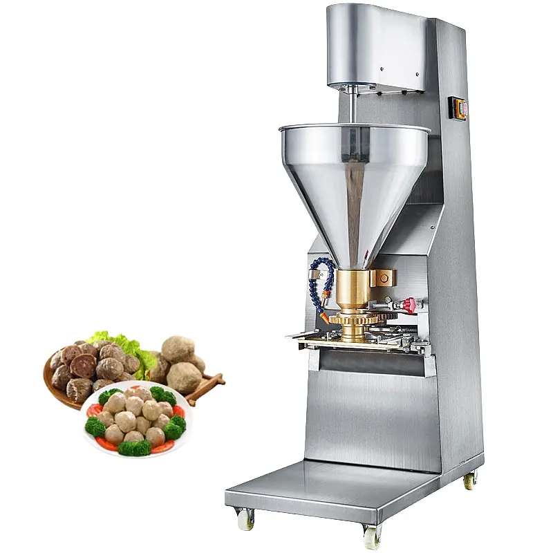 CommercialFully automaticBeef Meatball MachineVoltage 220-380vOutput 280 pieces/minMeatball Machine