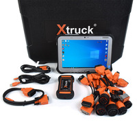 Multi-Brands X-TRUCK Y009 Construction Machinery Truck Excavator Van for Detroit Scanner OBD Diagnostic Tool Vehicle FZ-G1Tablet
