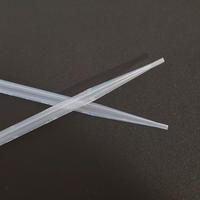 Pipette de transfert jetable transparente en verre à presser manuel Biosystem 3ML pour utilisation en laboratoire