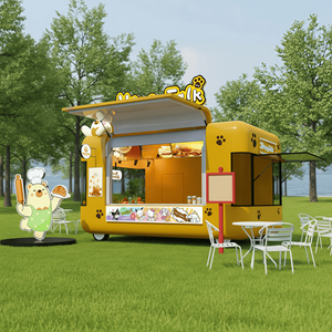 Food <span class=keywords><strong>Truck</strong></span> Commerciale, Chiosco Mobile per Caffè, Catering, Fast Food, Rimorchio per Gelati su Ruote in Vendita - Product Image 5