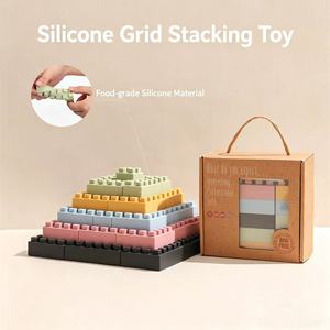 Bestseller Transfrontaliero: Blocchi di Costruzione in Silicone <span class=keywords><strong>Tetris</strong></span>, Gioco Educativo Antistress per l'Allenamento del Pensiero - Product Image 1