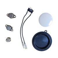 Kit de réparation pour chauffe-eau à gaz : Membrane de diaphragme 76 mm, Plaque de pression 52 mm, Capteurs de température 95°C 120°C, Micro-interrupteur, 2 câbles, Débitmètre
