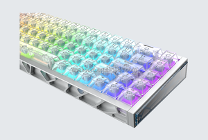 Clavier de jeu ergonomique pour PC et tablette, clavier mécanique avec rétroéclairage RVB - Product Image 3