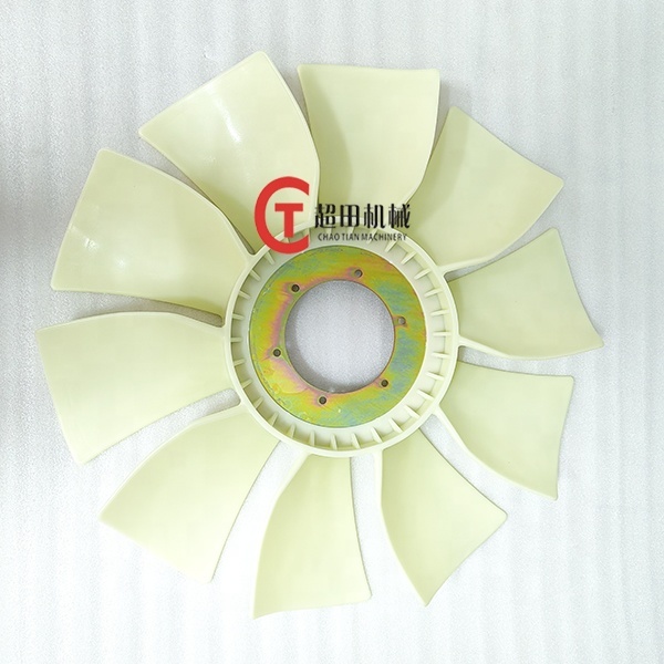 E320D Engine Fan Blade Excavator Spare Parts E320D Excavator Fan Blade for C6.4 Engine