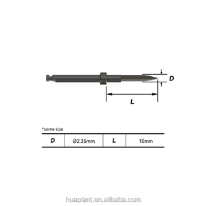 Huaplant Customizável Implante Dental Broca Instrumento Kit Manual Metal Piloto Ponto Guia Broca Lance Broca para Dentista OEM - Product Image 3