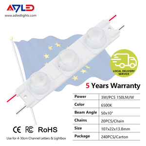 Livraison en 3-5 jours depuis un entrepôt UE. Module LED à bords 3W 150lm/W 50x10 degrés en stock. - Product Image 2