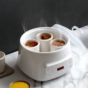 <span class=keywords><strong>Mijoteuse</strong></span> électrique entièrement automatique en céramique multifonctionnelle 3L pour le ménage pour la soupe de nid d'oiseau - Product Image 5