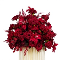 XinQi Arbre floral de table de mariage en soie multicolore de haute qualité, style classique, 50-80 cm, Shandong