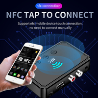 Adaptateur récepteur Audio sans fil Bluetooth 5.0, récepteur stéréo, NFC, 3.5mm RCA musique, AUX, pour amplificateur, Kit de haut-parleur