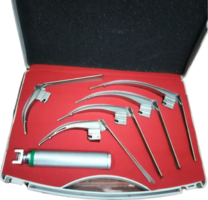 Set de Laringoscopio Manual, Laringoscopio de Fibra Óptica, Trupti Flexible Curvo, Hoja de Laringoscopio Trupti Flexitip - Product Image 1