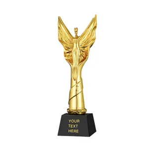 Vendita all'ingrosso in fibra di vetro trofeo-Trofeo sterico all'ingrosso del concorso di bellezza del metallo su ordinazione dell'oro 3D dell'oro di ballo del platino degli spiriti del ponte di PlayStation