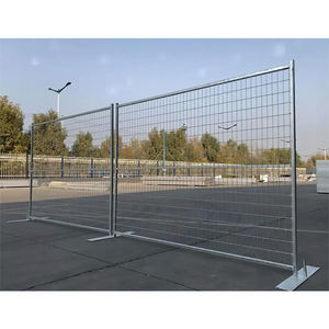 Panel de valla para perros portátil estilo Vancouver, puertas de enrejado de esgrima para eventos de construcción retráctil con recubrimiento de polvo galvanizado - Product Image 1