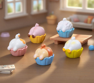 ตัวการ์ตูน3D ทำจากเรซิ่นตัวการ์ตูนตุ๊กตาหมีคอร์กี้หมูแกะบั้นท้ายสัตว์หางตัวละครถ้วย<span class=keywords><strong>เค</strong></span>้กสไตล์ตัวละครของเล่นสำหรับเด็ก - Product Image 3