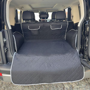 Housse de siège de <span class=keywords><strong>voiture</strong></span> pour <span class=keywords><strong>chien</strong></span> en polyester imperméable non gonflable pour SUV/camion - Transporteur de voyage pour animaux de compagnie avec tapis de <span class=keywords><strong>coffre</strong></span> de <span class=keywords><strong>voiture</strong></span> - Product Image 2