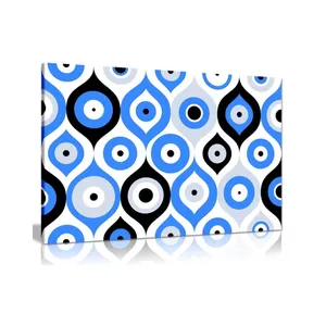 Turkish Evil Eye Pattern Canvas Wall Art Picture Print Home Decor picture frame wall art painting art poster