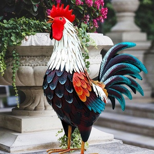 Escultura de <span class=keywords><strong>Gallo</strong></span> de Tamaño Real, Estilo Moderno, para Decoración de Jardín y Exteriores - Product Image 3
