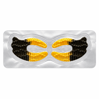 Masque pour les yeux en hydrogel contour complet Papillon, marque privée OEM, avec or 24K, caviar, algues et collagène hydrolysé cristallin
