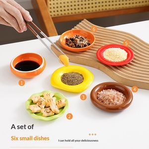 Juego de Platos de Cerámica Creativos con Forma de Hamburguesa 3D, Platos y Tazones Divididos para Postre, Regalo para Fiestas, Vajilla para Hogar y Oficina, en Stock - Product Image 4