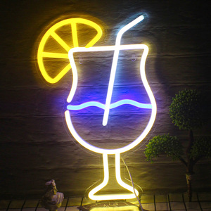 Letreros de luz de neón USB, iluminación decorativa de pared acrílica transparente para fiesta, Bar, Hotel, sala de juegos, hogar, cumpleaños, café abierto - Product Image 1