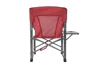 Chaise de réalisateur moderne en aluminium léger avec table d'appoint pour le camping et l'extérieur