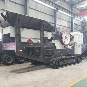 Large Capacity Crawler <b>Stone</b> Crusher Combined Mobile Demolition Crushing and Screening <b>Machine</b> Tracked Type - Product Image 6