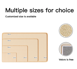 Hiphoppet moderna antiscivolo multifunzione Sisal gatti Scratch Board artiglio stridente muro protettore mobili <span class=keywords><strong>gatto</strong></span> alberi e graffi - Product Image 6