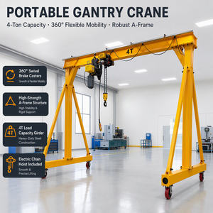 Grue à portique mobile électrique sans fil à hauteur réglable 5 tonnes 3 tonnes 2 tonnes 1 tonne - Product Image 1