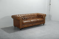 Modernes Retro-Schnitts ofa aus der Mitte des Jahrhunderts 3 2 1 Echtes Leder für Zuhause Nordic Design Innen schnalle Sofas für Wohnzimmer