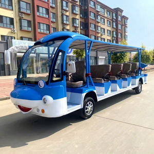 Autobús Eléctrico Turístico de 17 Plazas, Autobús Cerrado para Hospital/Zoológico/Turismo Nocturno, Minibús - Product Image 1