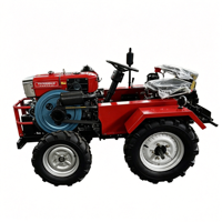 Mini tracteur à 4 roues de 18 CV, tracteur agricole multifonctionnel pour terres agricoles, vergers et serres