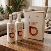 Kit d'entretien du cuir naturel en gros 2x250ml – Nettoyant et protecteur pour cuir, spray imperméabilisant, nettoyant et revitalisant pour cuir lisse