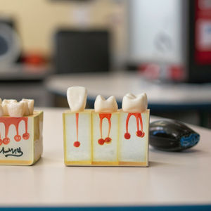 Levensgroot medisch onderwijsmodel van tanden, anatomisch model met kronen, voor tandheelkundig gebruik, menselijk oraal implantaat, tandheelkundig onderwijsmodel - Product Image 4