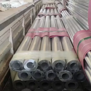 Tube rond en aluminium anodisé couleur personnalisée 6082 T6 de 5 à 100 mm |   Tube d'extrusion en alliage d'aluminium oxydé - Product Image 1