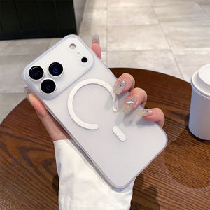 Objectif <span class=keywords><strong>de</strong></span> l'appareil photo <span class=keywords><strong>protection</strong></span> complète mat Pc étui <span class=keywords><strong>de</strong></span> téléphone antichoc I Phone couverture <span class=keywords><strong>de</strong></span> téléphone magnétique pour <span class=keywords><strong>iphone</strong></span> 15 Pro Max 14 17 air - Product Image 3