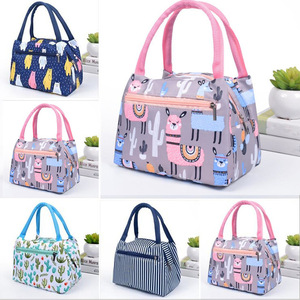 <b>Insulated</b> <b>Lunch</b> Food <b>Box</b> Bags for Kids Zipper Cute Waterproof Thermal Picnic Tote <b>Lunch</b> Bag Handbag - Product Image 2
