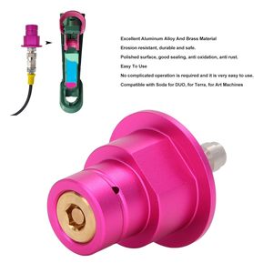 Adaptateur pour machine à eau gazeuse Duo Terra <span class=keywords><strong>Art</strong></span> M18*1.5 en alliage, valve à broche pour jet de CO2, corps de valve Sodastream pour <span class=keywords><strong>soda</strong></span> maison - Product Image 3
