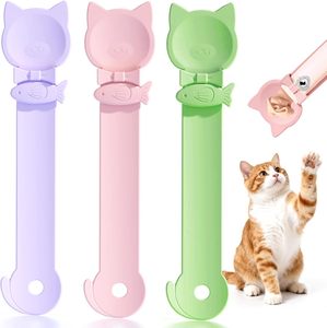 Manufacturer Wholesale Portable Pet Cat-Bar <b>Strip</b> Feeder Snack Feeder <b>Plastic</b> Cat <b>Strip</b> Squeeze Spoon Dispenser for Cat Cats - Product Image 1